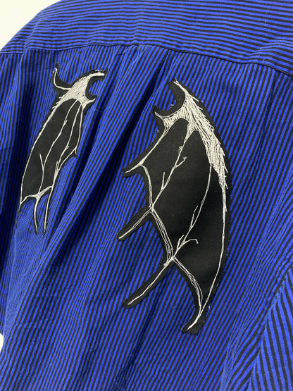 Tied Up Crop Shirt (Blue Angel)